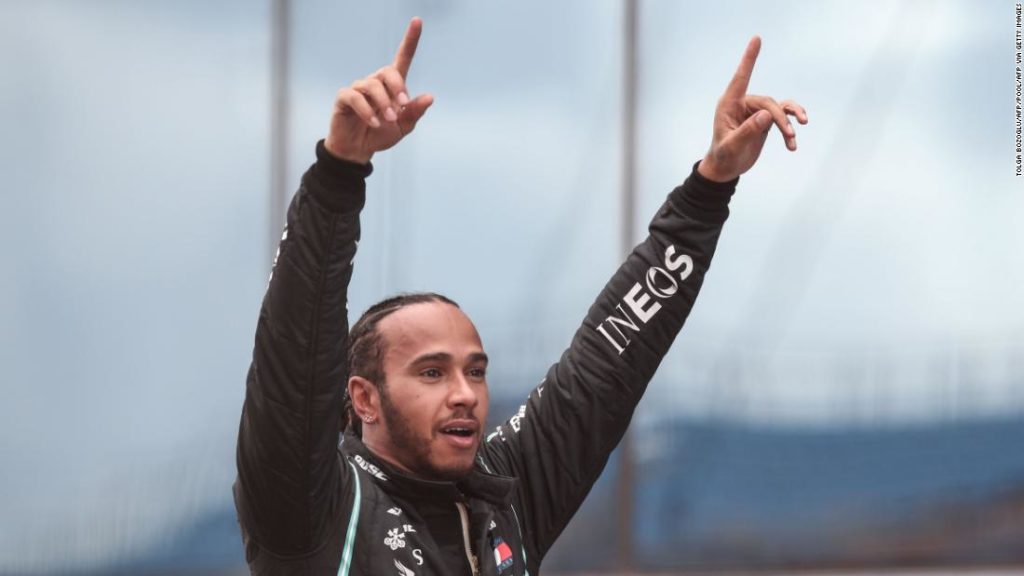 Lewis Hamilton equals Michael Schumacher's record of seven world titles