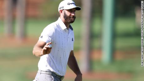 No.1 Dustin Johnson on record run as he leads Masters by four shots