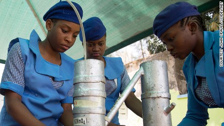 The girls learning science in defiance of Boko Haram