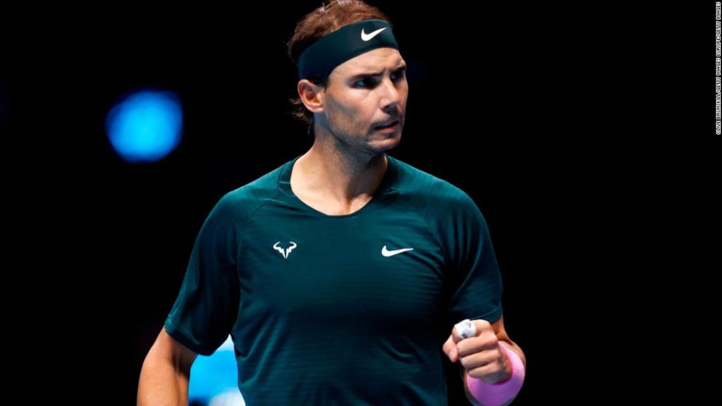 Rafael Nadal progresses to the last four of the ATP Finals after beating Stefanos Tsitsipas