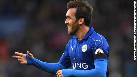 Christian Fuchs joined Leicester City in June 2015.