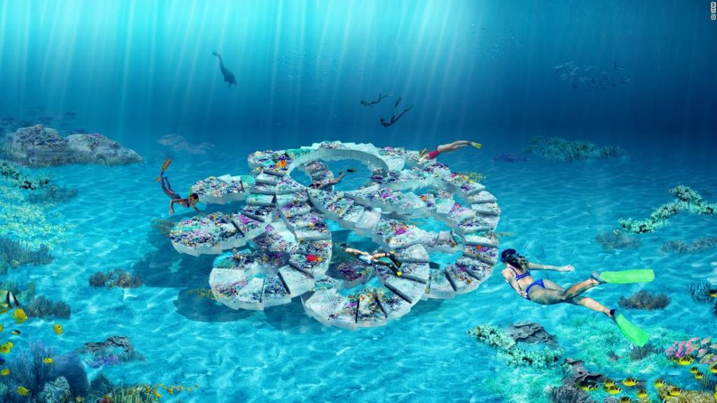 An underwater sculpture park called ReefLine will open in Miami