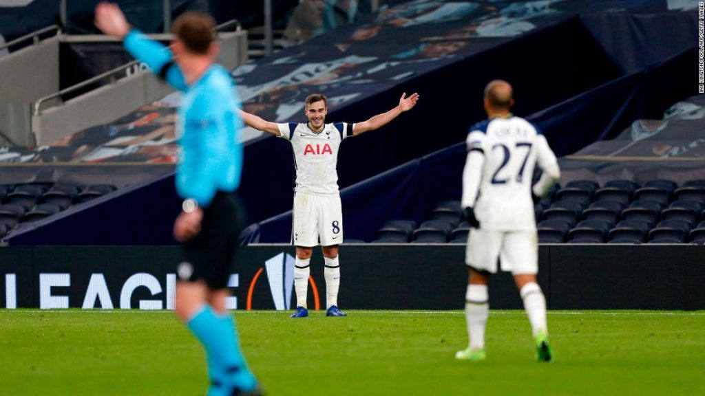 Harry Winks scores wonder goal for Tottenham in the Europa League