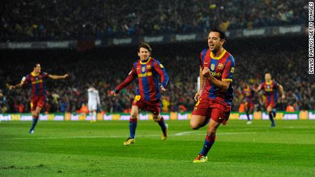 Xavi Hernandez scored the first goal for Barcelona that night.