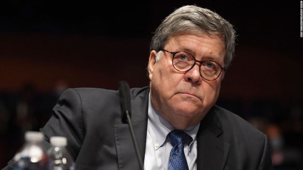 William Barr: No evidence of widespread fraud in presidential election