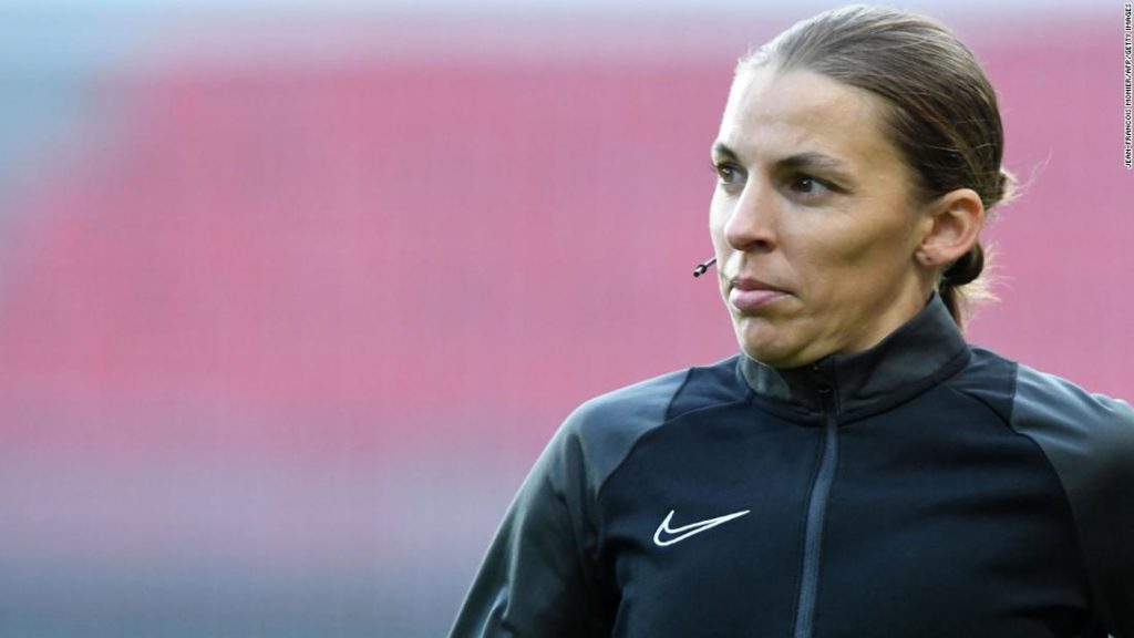 Stephanie Frappart becomes first woman to referee in men's Champions League