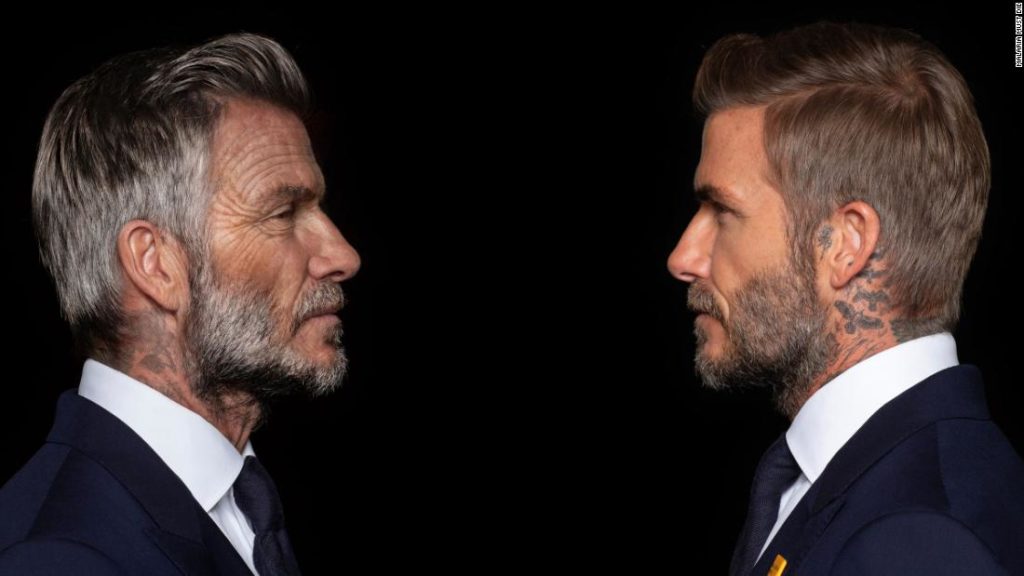 David Beckham digitally aged into his 70s in combating malaria campaign