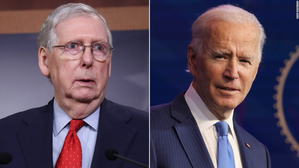 McConnell sets stage for new face off with Biden after delivering blow to Trump's election fantasy
