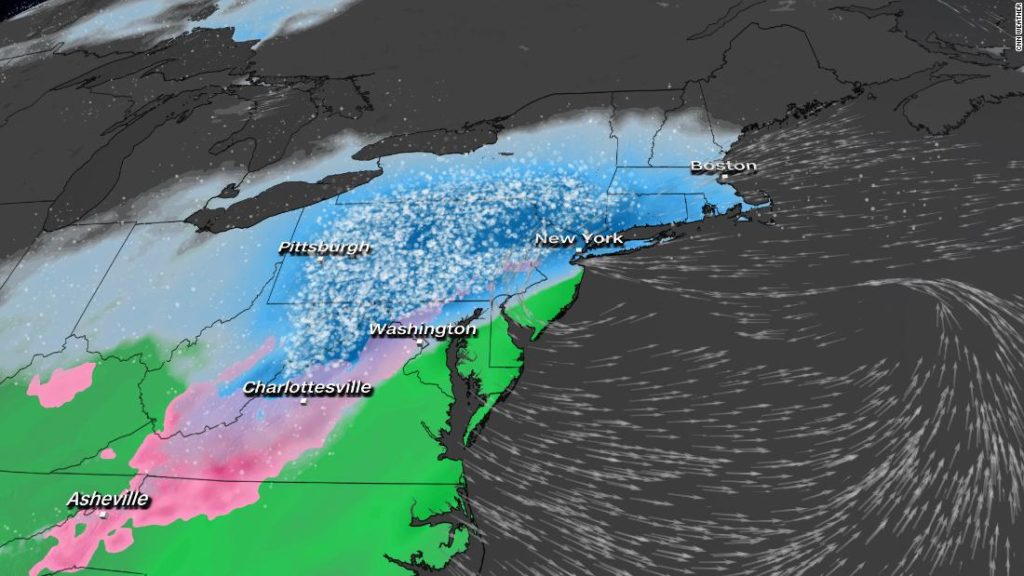 Powerful storm system will drop more than a foot of snow in some parts of the Northeast