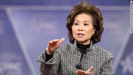 Secretary of the Department of Transportation Elaine Chao speaks during the Conservative Political Action Conference 2020 on February 28, 2020 in National Harbor, Maryland. (Getty Images)