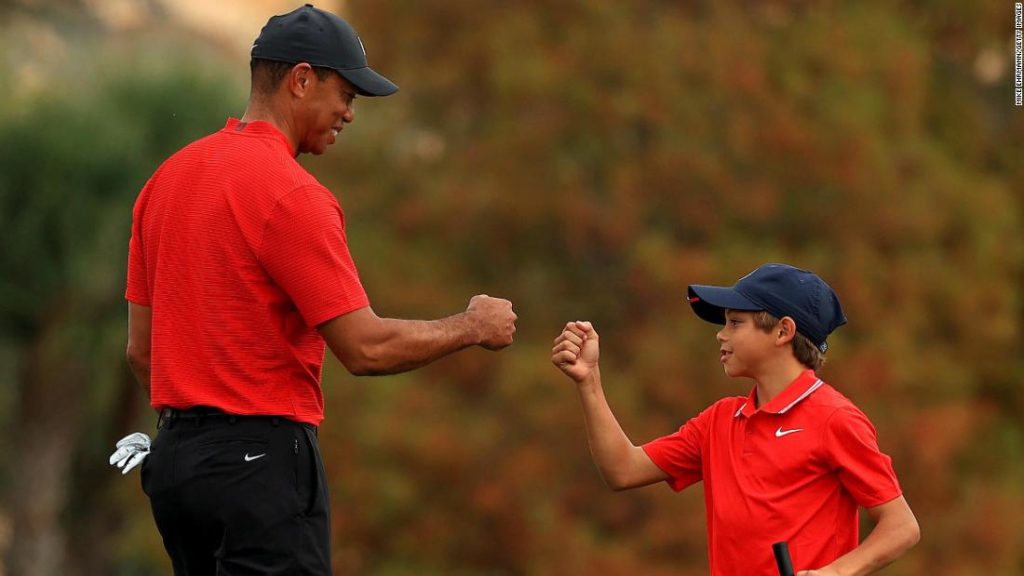 Tiger Woods and son Charlie capture hearts and minds during PNC Championship