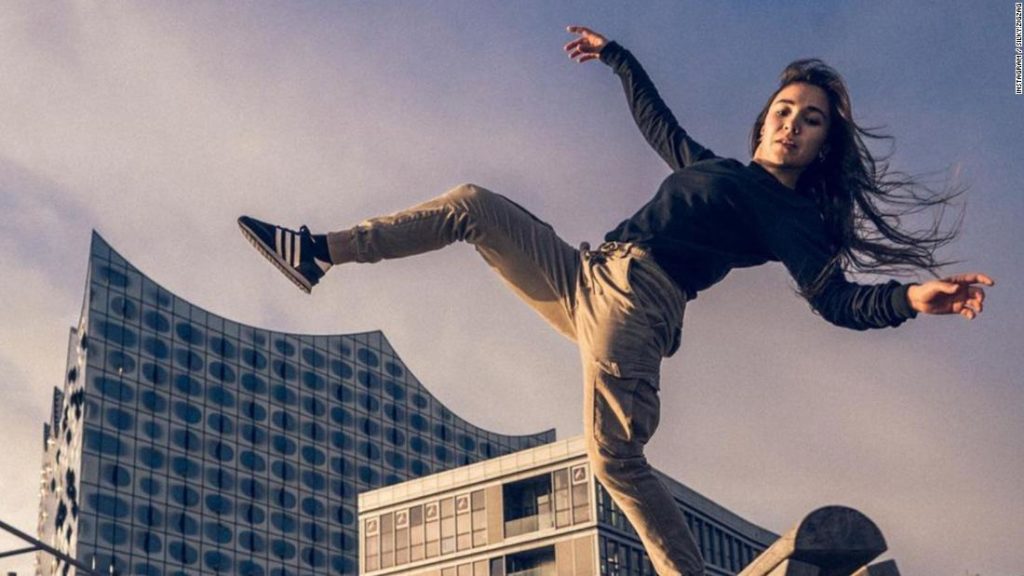 Silke Sollfrank: The former gymnast who says parkour 'slapped her in the face' and gave her freedom