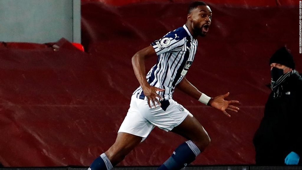 West Brom stuns Liverpool with late equalizer