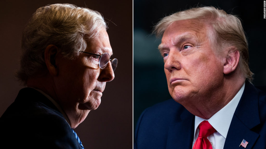 Donald Trump's demands run into Mitch McConnell's maneuvers