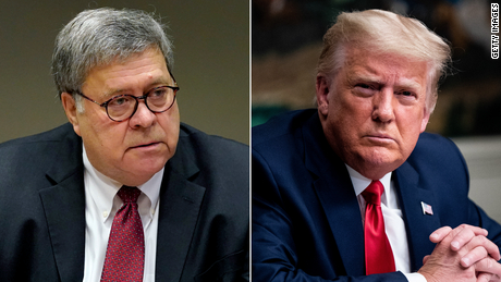 Trump frustrated with Barr after election comments but officials don&#39;t want AG fired, sources say