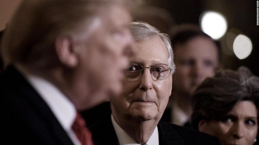 McConnell believes impeachment push will help rid Trump from the GOP, but has not said if he will vote to convict