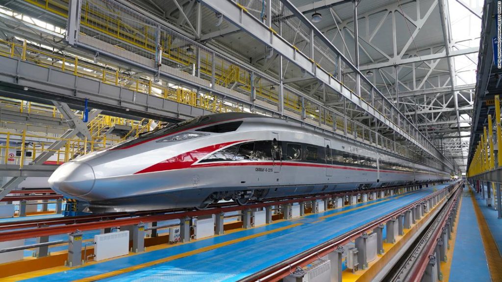 China debuts bullet train that can operate in extremely cold temperatures