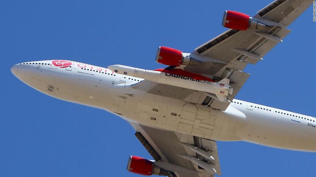 Virgin Orbit launches rocket off a 747 aircraft