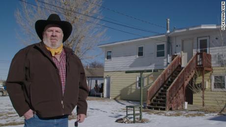 Steve Gray stands outside his home in Gillette, Wyoming. After the election, he called CNN concerned that his city could become a &quot;ghost town.&quot; He says he was laid off from an oil field job in 2015, then subsequently from another job in oil and then one in coal last year.