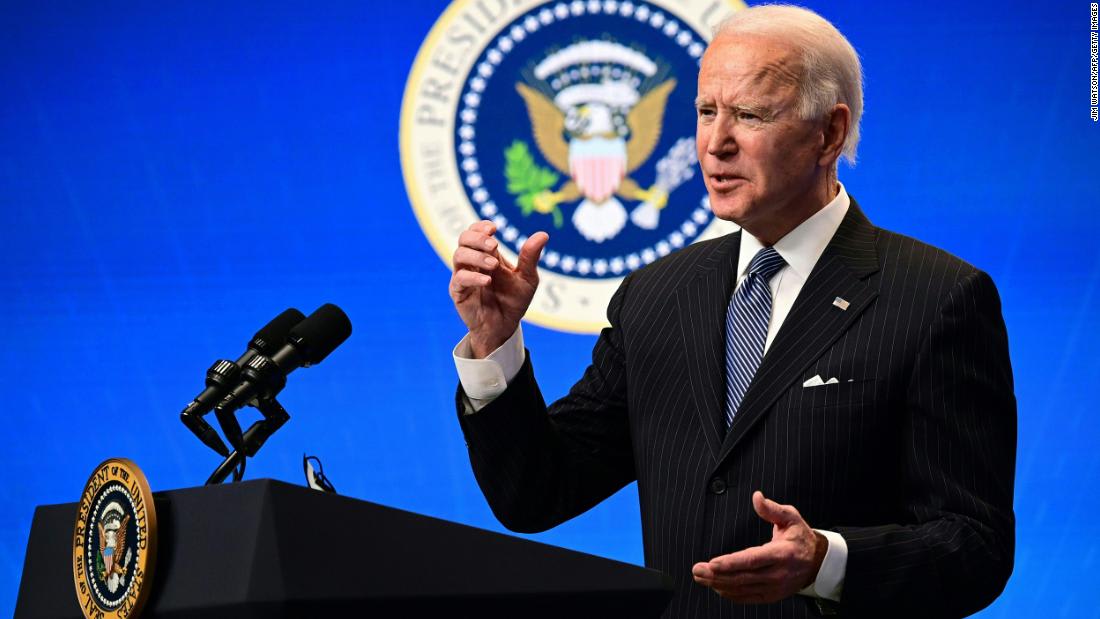 Biden raises the bar on vaccines and suggests US will get to 1.5 million a day