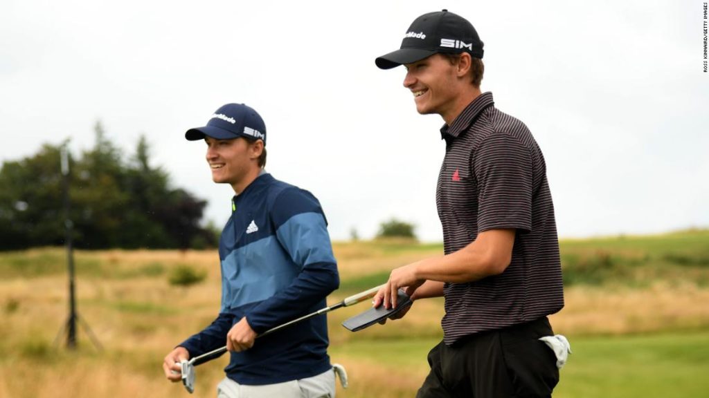 Rasmus Hojgaard: The teenage twins pushing each other to pro golf success