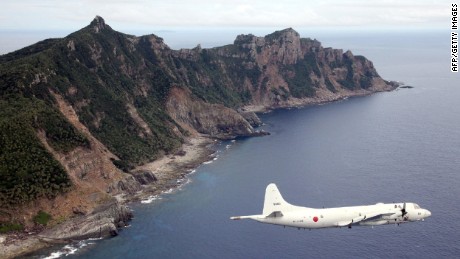 A file photo of the Senkaku/Diaoyu islands in the East China Sea.