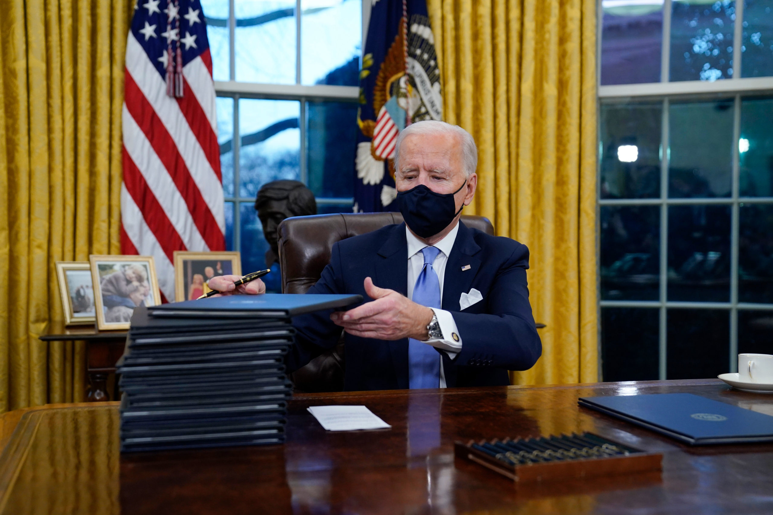 Biden signed 30 executive orders in his first 3 days as President