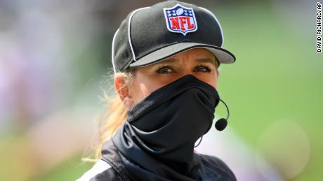 For the first time in NFL history, a woman will officiate at the Super Bowl