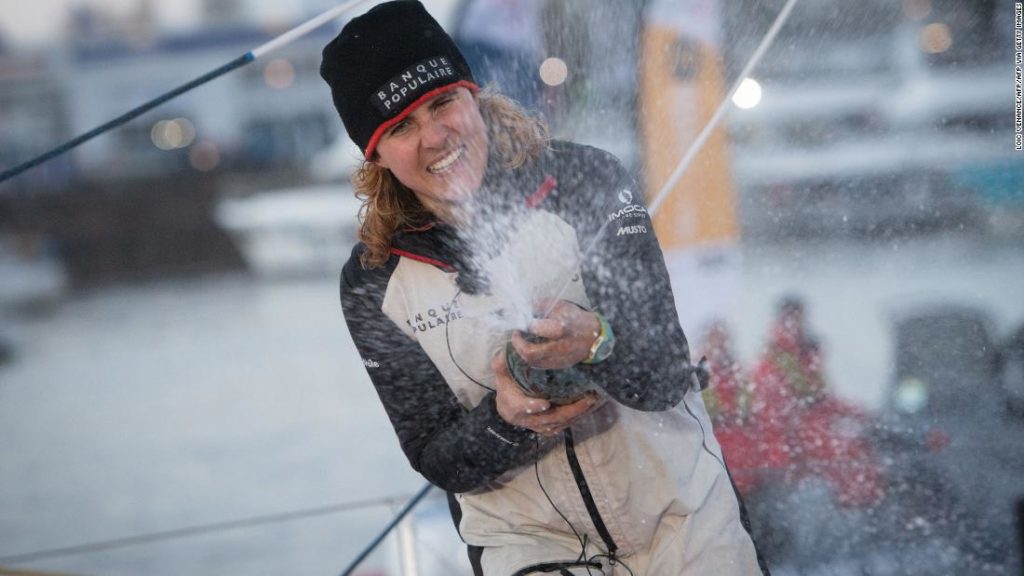 Vendée Globe: Clarisse Cremer makes history in round-the-world race