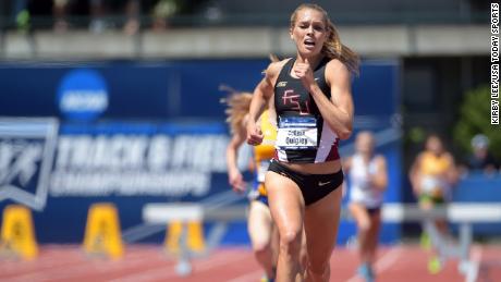 Quigley takes victory in the 2015 NCAA Track &amp; Field Championships.