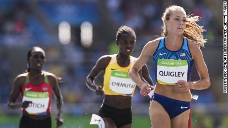 Quigley races during the 2016 Rio Olympics. 