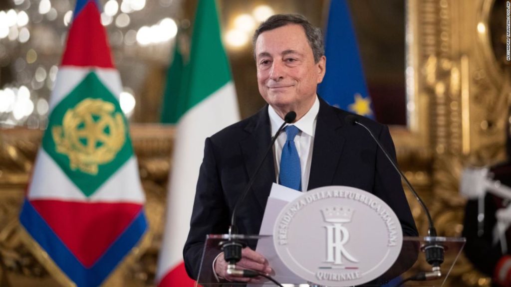 Mario Draghi is named Italy's new prime minister, announces a political rainbow of cabinet picks