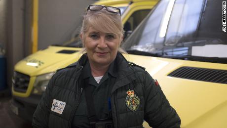 Lynda Stephens, an advanced emergency medical technician with the ambulance service, feared for her teammate Dymott when she was seriously unwell with Covid-19.