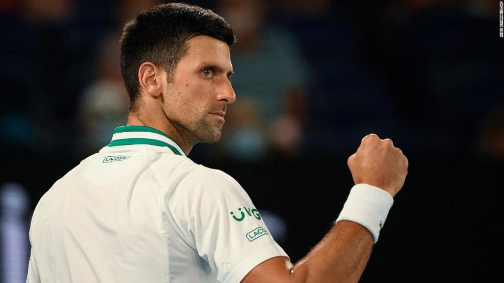 Novak Djokovic powers to Australian Open final after defensive masterclass against grand slam debutant Aslan Karatsev