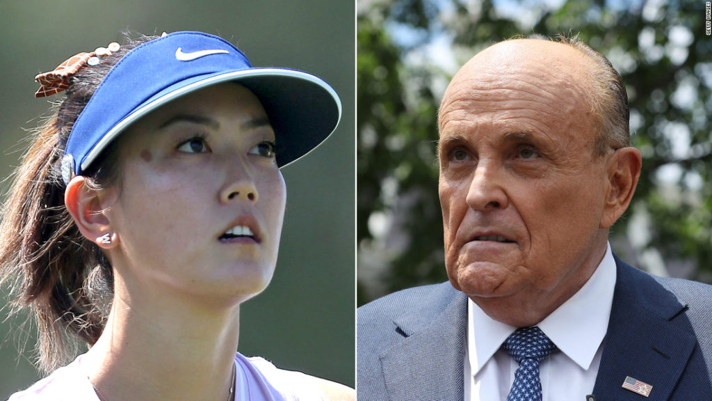 Golf world rallies around Michelle Wie West following Rudy Giuliani’s ‘highly inappropriate’ comments on Steve Bannon podcast