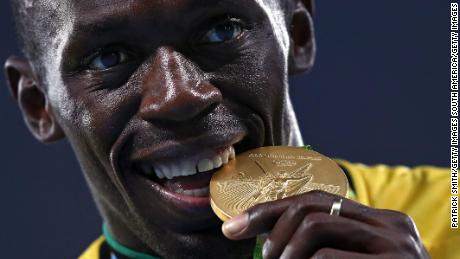 Usain Bolt is the only athlete to win three consecutive 100m and 200m Olympic golds.