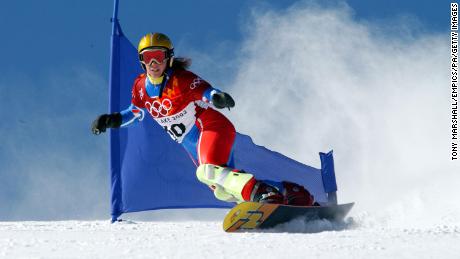 Julie Pomagalski twice represented France at the Winter Olympics.