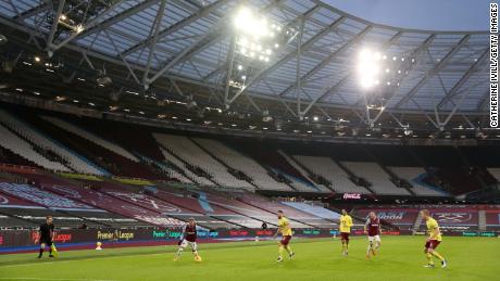Sporting stadiums have been left eerily quiet in the pandemic, says the West Ham manager. 