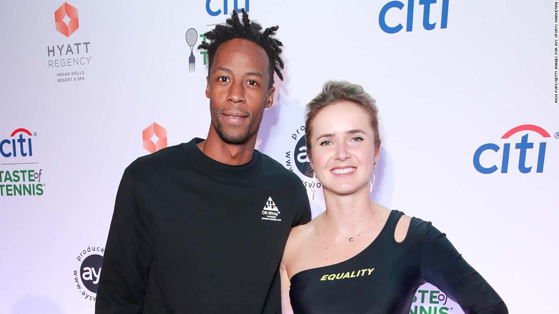 Love match: Tennis stars Elina Svitolina and Gael Monfils announce
