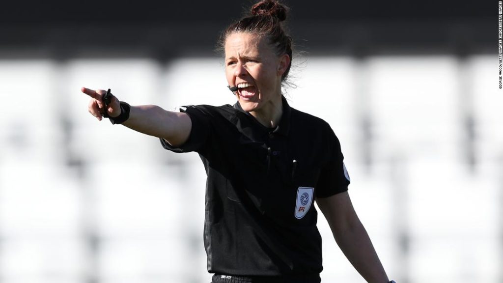 Rebecca Welch: Referee makes history in EFL debut