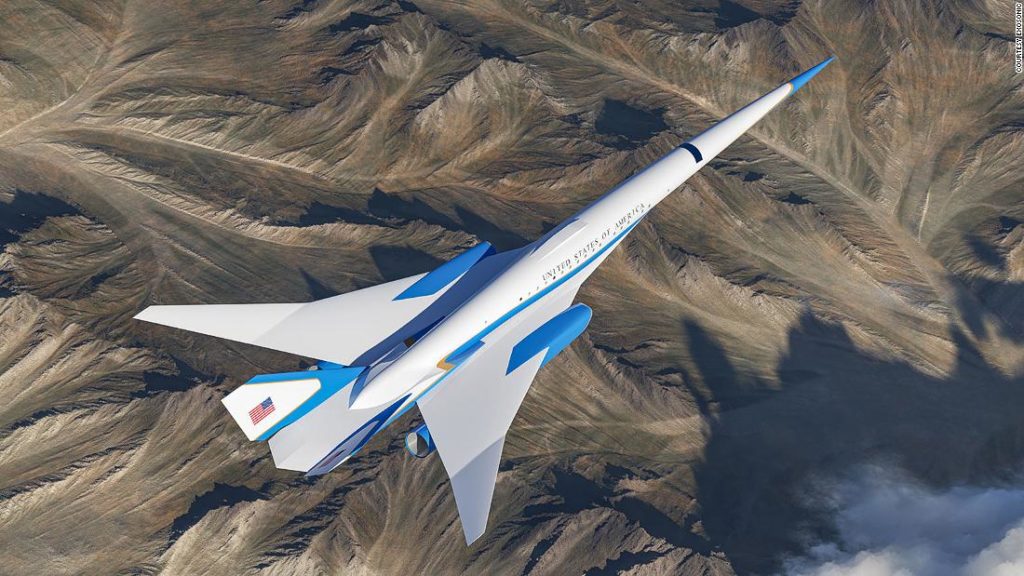 Exclusive look inside the US supersonic presidential jet