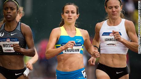 Vaughn races at the 2016 Olympic trials.