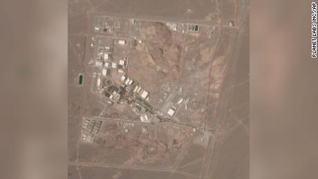 This satellite photo from Planet Labs Inc. shows Iran&#39;s Natanz nuclear facility on Wednesday, April 7, 2021.