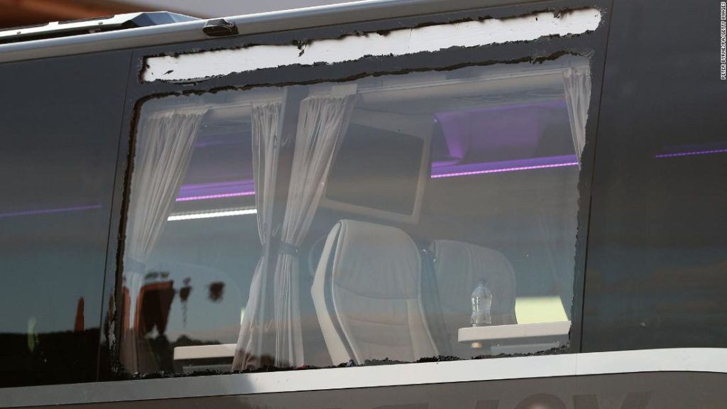 Real Madrid team bus damaged ahead of Champions League tie in Liverpool
