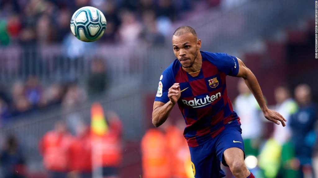 Martin Braithwaite spent time in a wheelchair as a child; now he's Lionel Messi's wingman at Barcelona