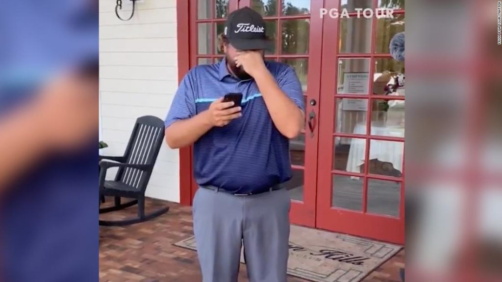 Michael Visacki: Golfer shares powerful phone call with his dad after PGA Tour dream comes true