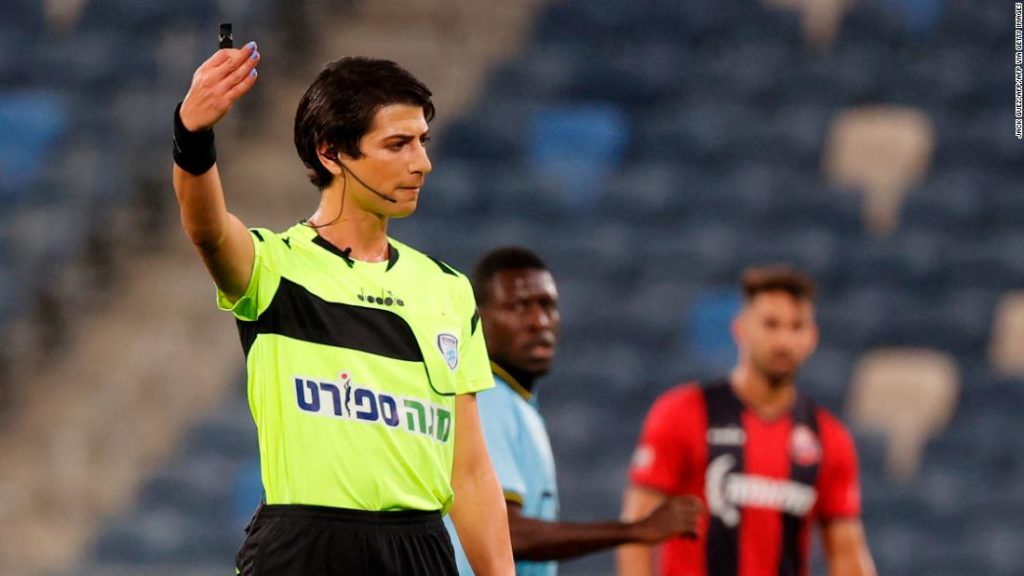 Sapir Berman: Transgender soccer referee makes Israeli sports history