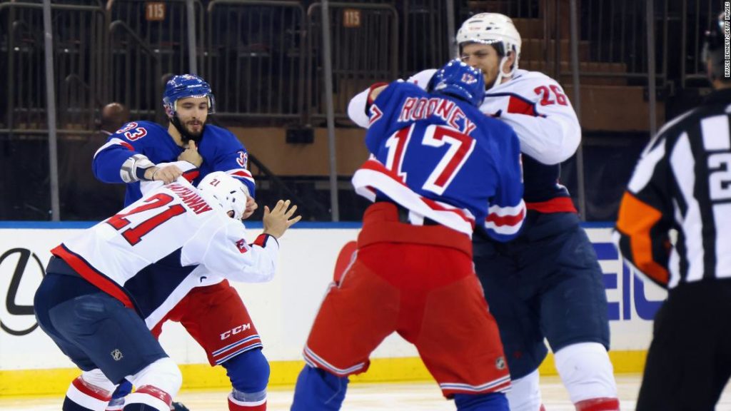 Rangers Capitals controversy continues as huge brawl mars hockey game