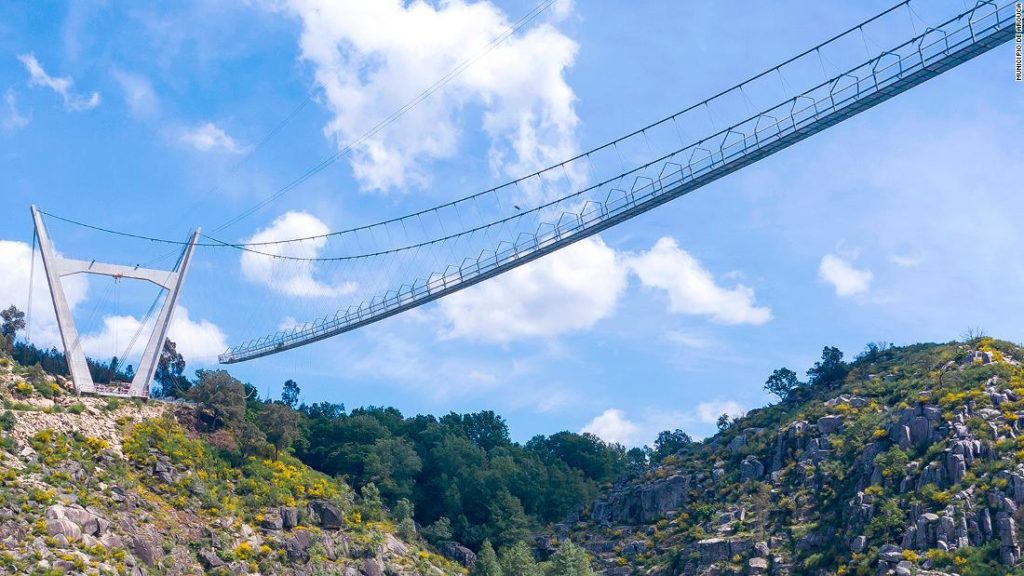Portugal opens 516 Arouca, the world's longest pedestrian suspension bridge