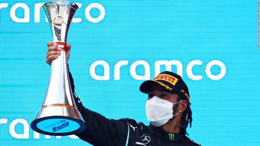 Lewis Hamilton recovers to overtake Max Verstappen and win fifth straight Spanish Grand Prix
